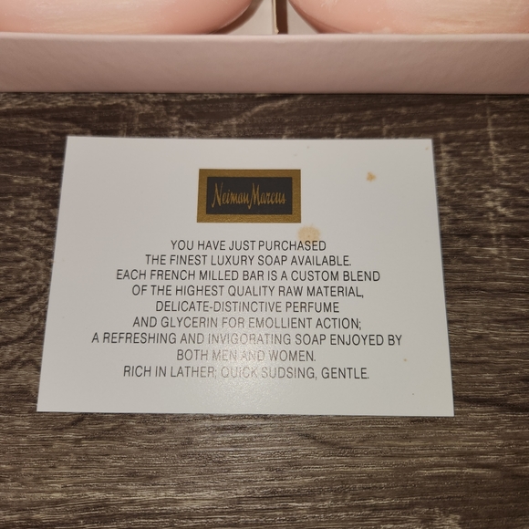Vintage Neiman Marcus Scented Hand Soap Rose Geranium New In Box - Picture 3 of 5